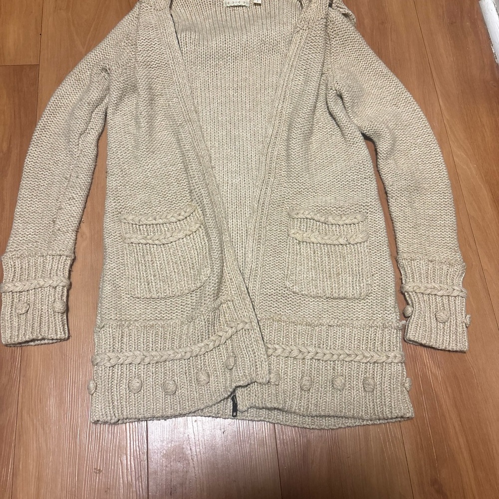 Kimchi Blue Cream Knit Cardigan